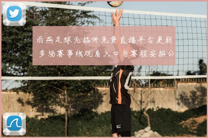 雨燕足球无插件免费直播平台更新 多场赛事线观看入口与赛程安排公布
